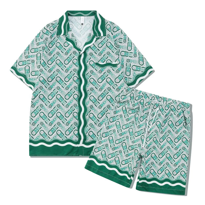 luxury two piece men beach set
