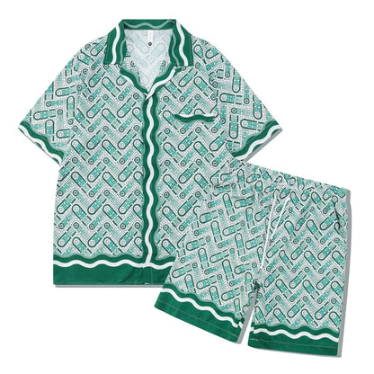 luxury two piece men beach set