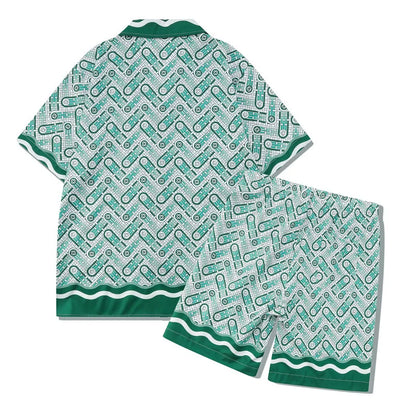 luxury two piece men beach set