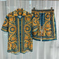Vintage Luxury two piece beach shorts set