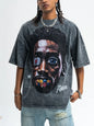 Men's Graphic Round Neck Short Sleeve T-Shirt